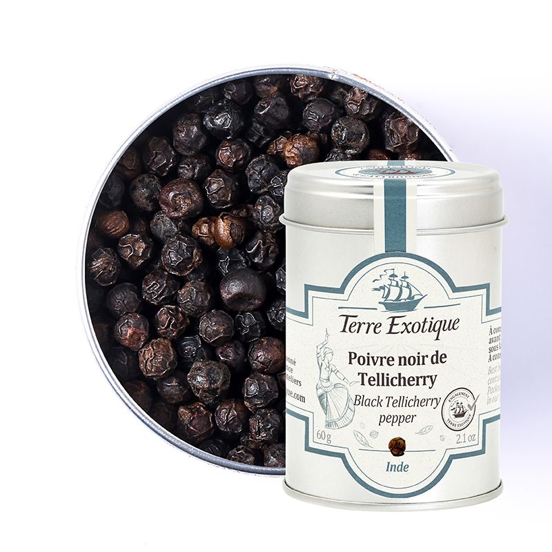 Poivre Noir de Tellicherry 60g | Épices | La Boucherie
