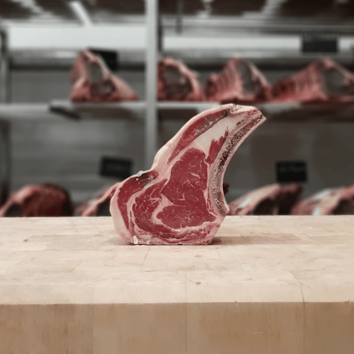 Côte à l'Os Angus Hereford Maturée | Viande Persillée | La Boucherie