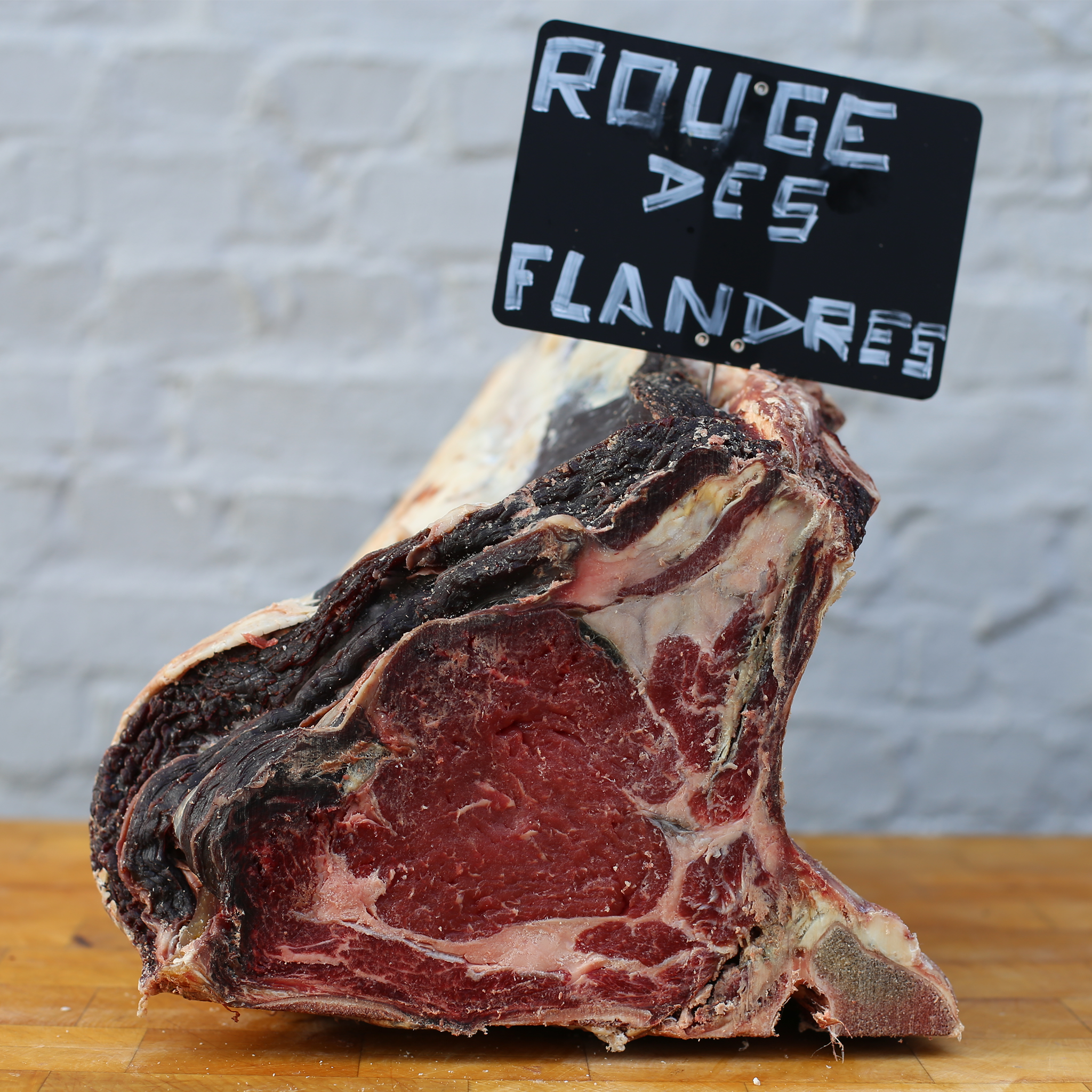 Côte à l'Os Rouge des Flandres Maturée | Viande Maturée Belge | La Boucherie